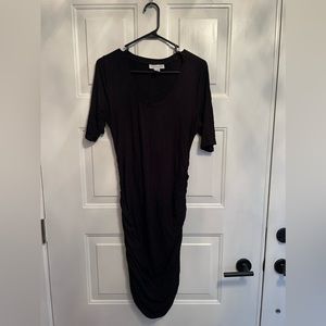 Motherhood Maternity Ruched Dress - medium